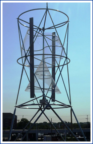 Now is a good time to study up on sustainable construction, like this wind turbine install at Sloan Valve.