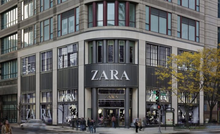 Spanish retailer Zara on Michigan Avenue