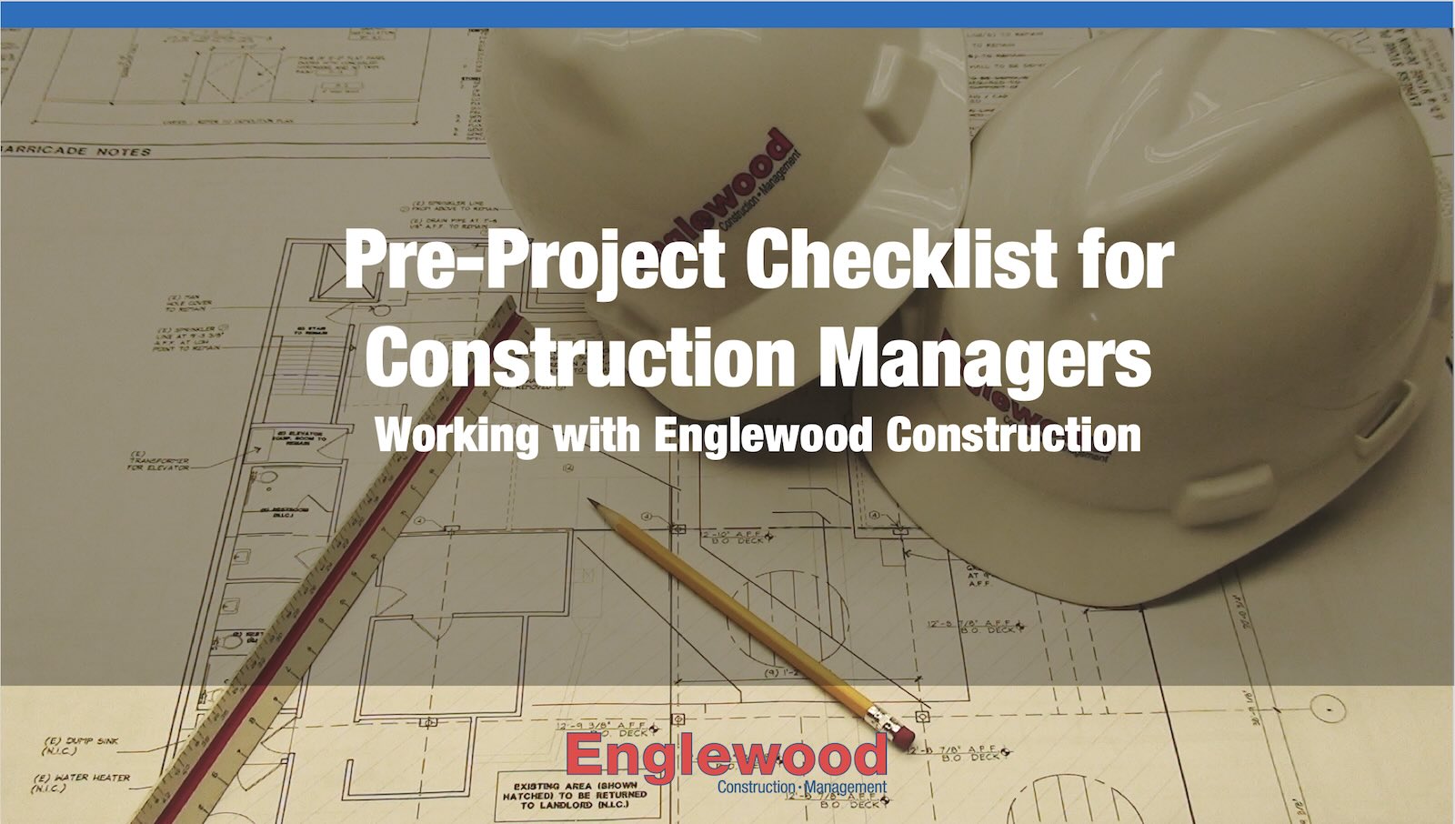 Pre-Project Checklist for Commercial Construction Managers