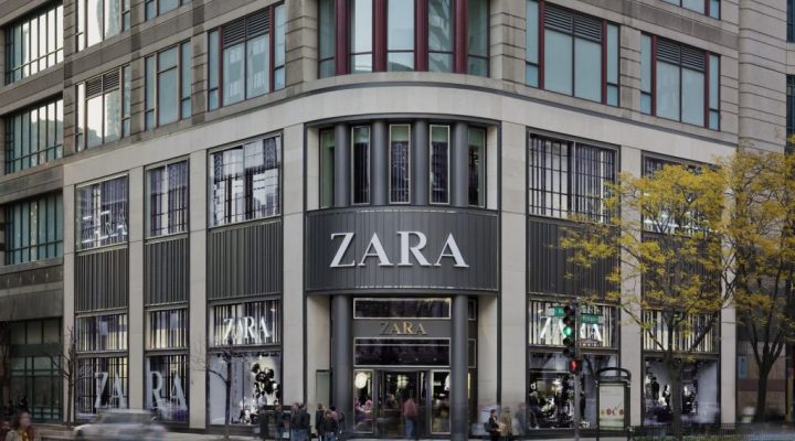 Spanish retailer Zara on Michigan Avenue