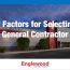 Factors for Selecting a National Commercial Construction Contractor